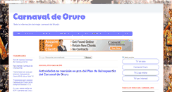 Desktop Screenshot of carnavaloruro.net